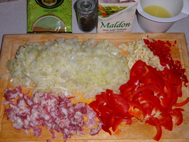 Habanero con Carne tilberedning