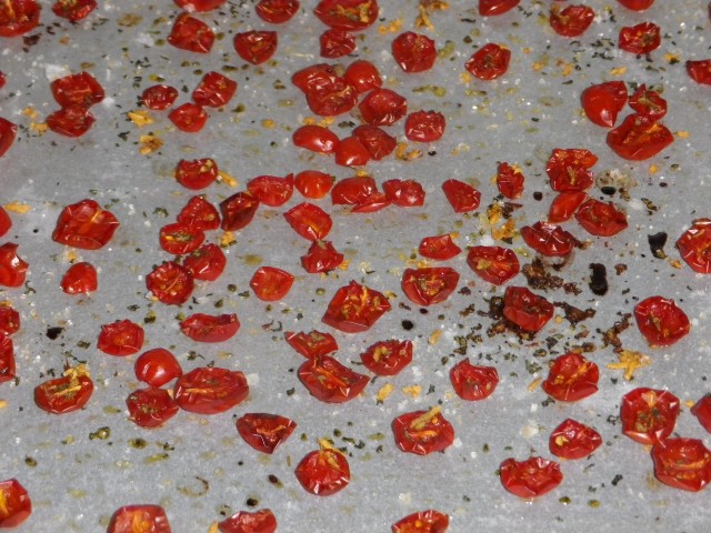 langtidsbagte tomater - færdige