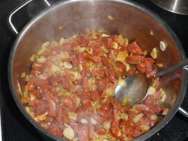 Chorizo suppe gryde