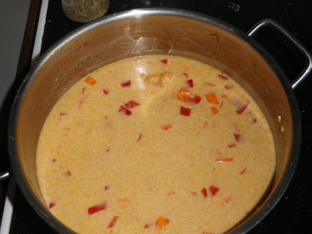 red curry suppe - suppen simrer